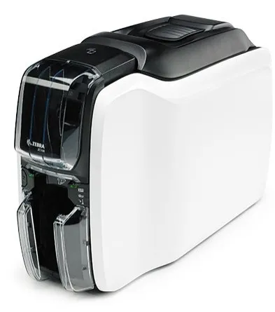 Kartendrucker Zebra ZC100 Einseitig 300x300 DPI LCD USB Schwarz Weiss