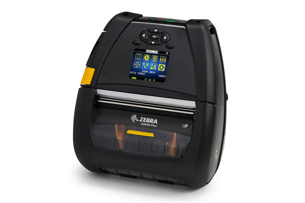 Thermodirektdrucker Bluetooth Zebra ZQ63-AUFAE14-00 mit integriertem Display