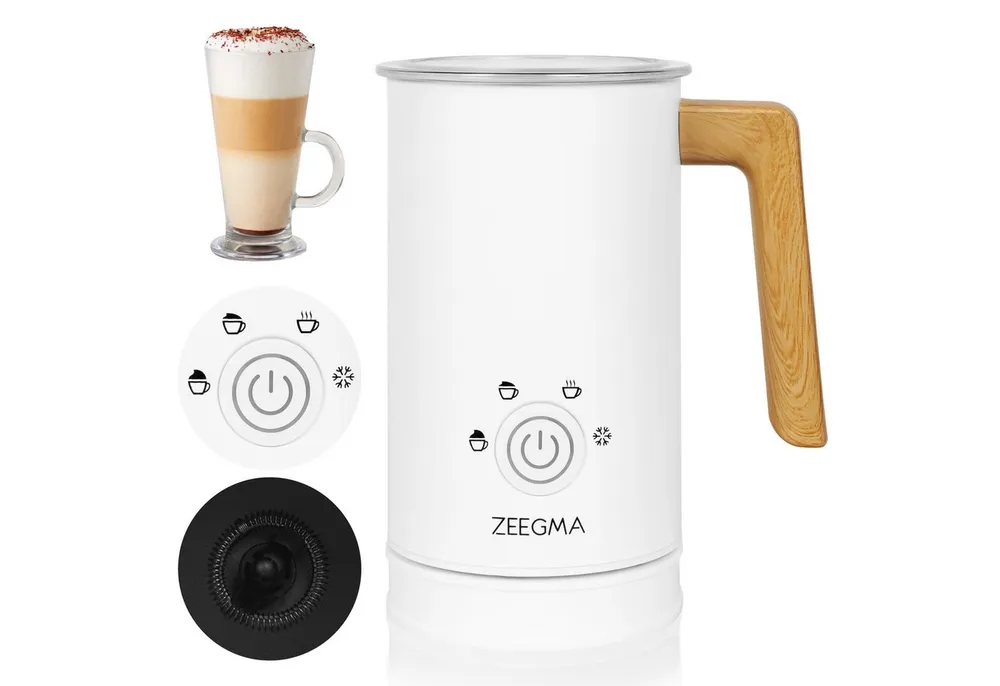 Zeegma Milchaufschäumer MILKEE, 500,00 W, 4 Modi: Heiß- und Kaltschäumen/Touch-Bedienfeld/500 W