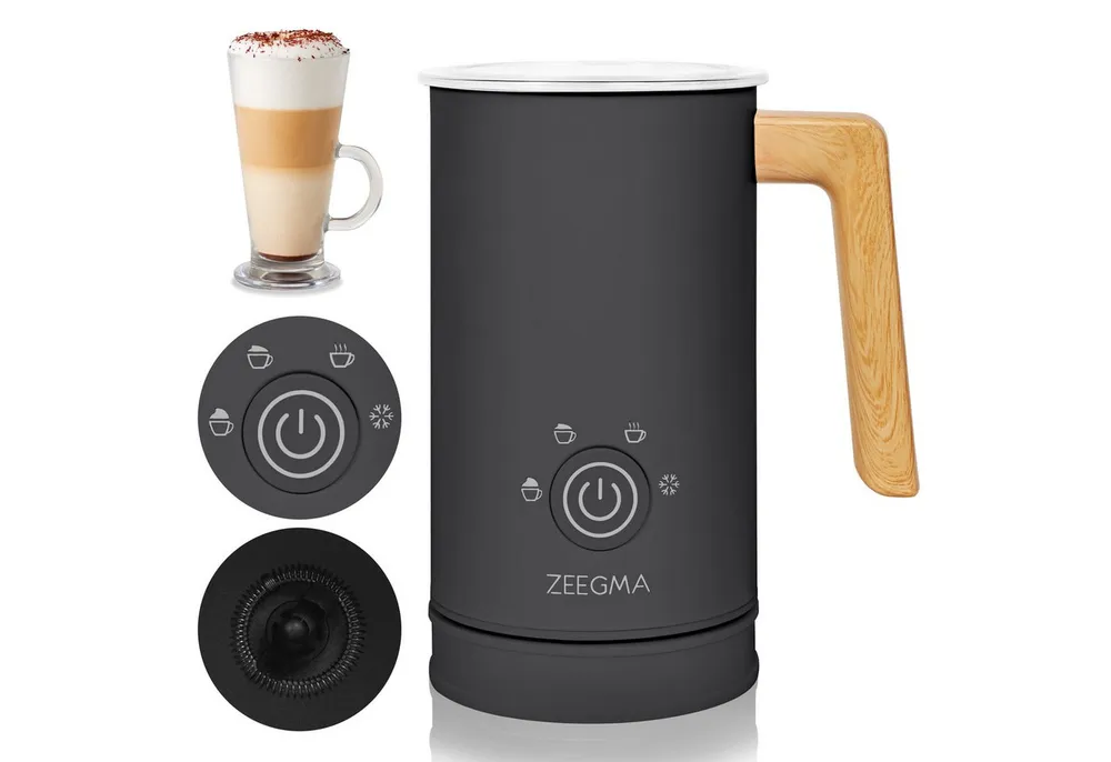 Zeegma Milchaufschäumer MILKEE, 500,00 W, 4 Modi: Heiß- und Kaltschäumen/Touch-Bedienfeld/500 W