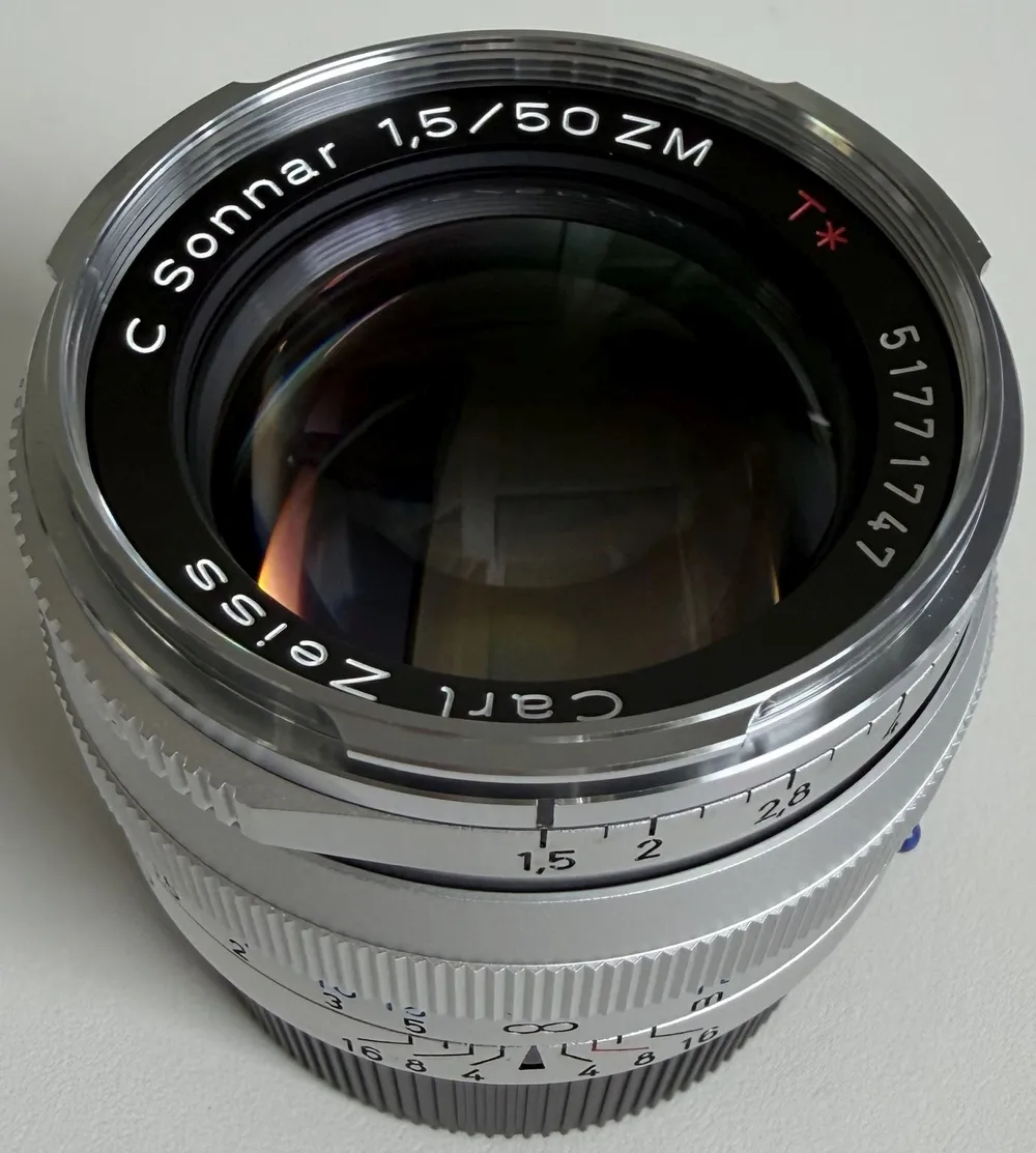 ZEISS C Sonnar T* 50mm f1,5 silber