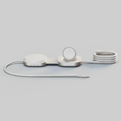 Kabelloser Ladeadapter ZENS Innen USB Weiß