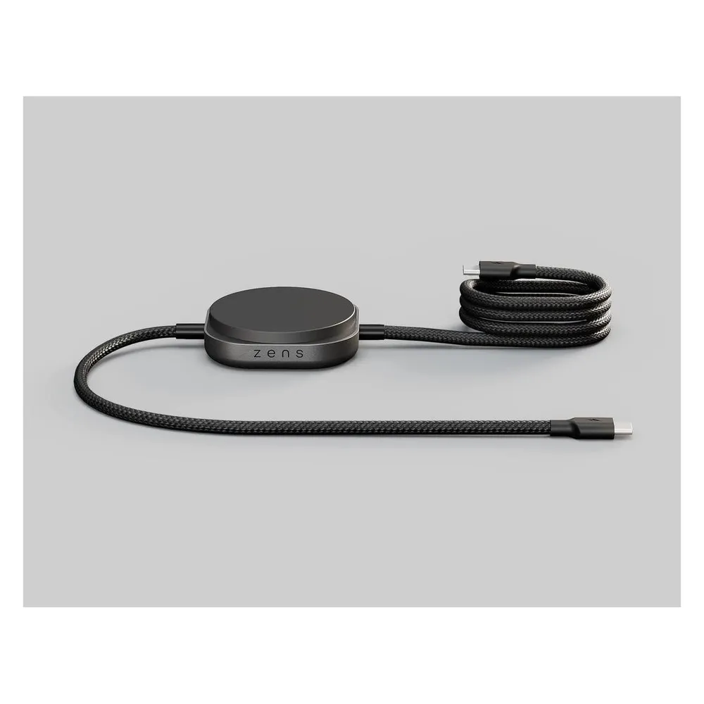 Zens Pro 2 Kabelloses Ladegerät 15 Watt mit USB-C-Kabel Schwarz