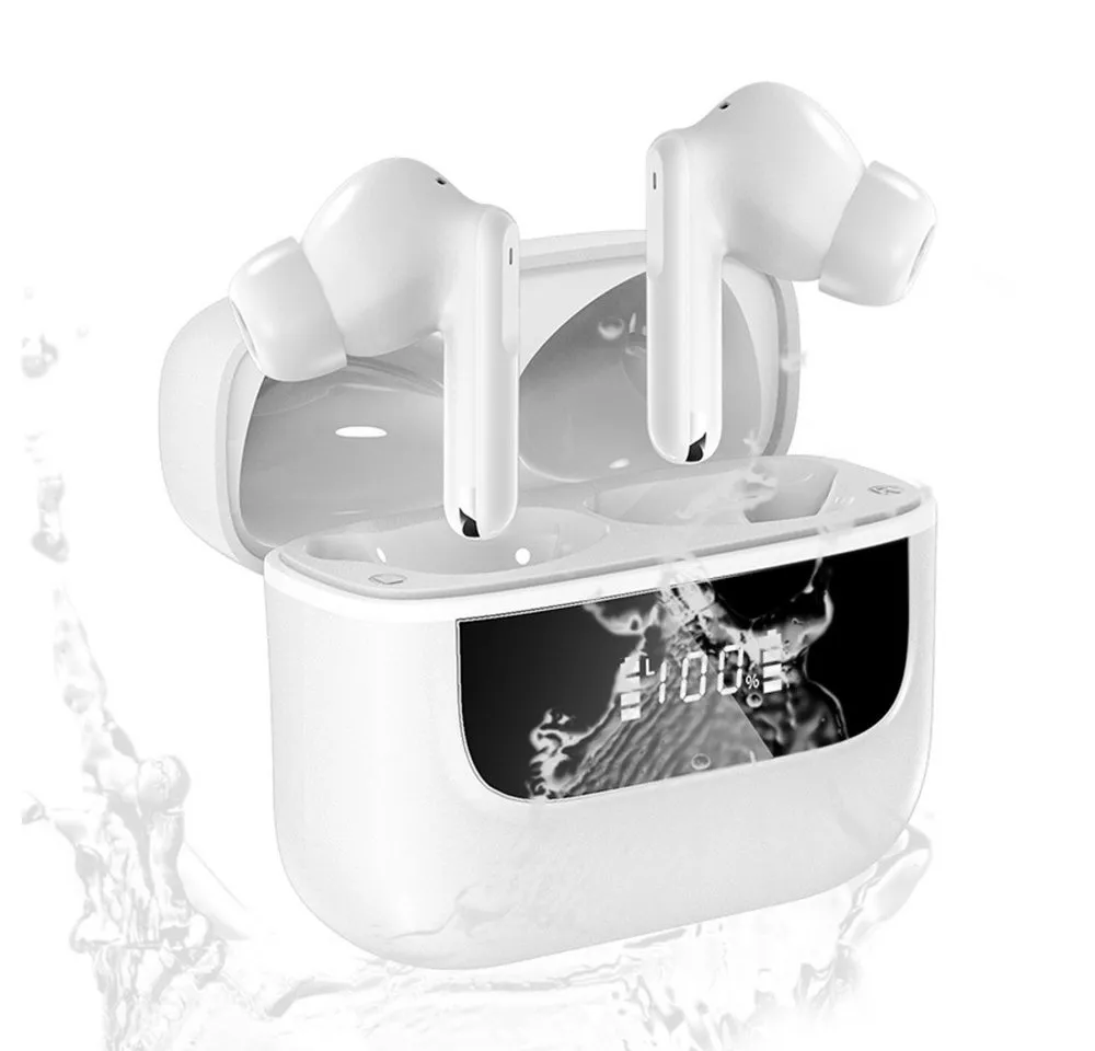 Zevelora Elegante Damenuhr mit Bluetooth-Anruf & Fitnessfunktionen In-Ear-Kopfhörer (Luxuriöse kabellose Ohrhörer mit klarem Klang, ENC-Rauschunterdrückung, Touch-Steuerung und langer Akkulaufzeit für stilvollen Musikgenuss überall, Armbanduhr für Frauen mit Schlafanalyse & Musiksteuerung)