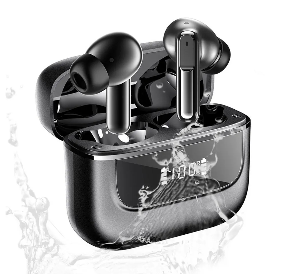 Zevelora Elegante Damenuhr mit Bluetooth-Anruf & Fitnessfunktionen In-Ear-Kopfhörer (Luxuriöse kabellose Ohrhörer mit klarem Klang, ENC-Rauschunterdrückung, Touch-Steuerung und langer Akkulaufzeit für stilvollen Musikgenuss überall, Armbanduhr für Frauen mit Schlafanalyse & Musiksteuerung)