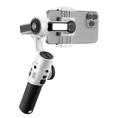 Smartphone Gimbal 3 Achsen Zhiyun Smooth 5s White Integrierte LED