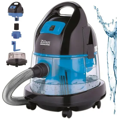 Zilan Bodenstaubsauger ZLN-8945b, 2000 W, beutellos, Wasserfilter,8 Liter,Tragegriff,Für Innen- und Außenreinigung