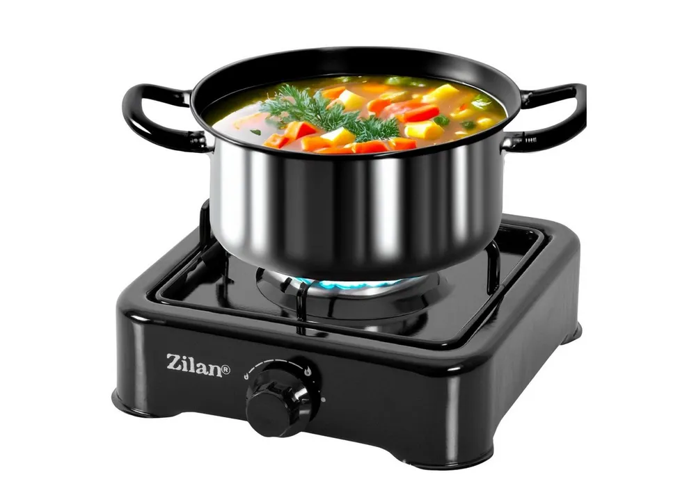 Zilan Gaskocher ZLN-0018, (Set), Nutzbar mit Butan / Propan - Gas oder LPG-Mischung (Flüssiggas)