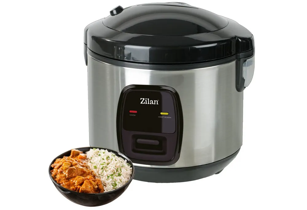 Zilan Reiskocher ZLN-2793, 500 W, Edelstahlgehäuse, Warmhaltefunktion