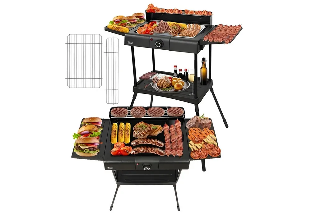 Zilan Tischgrill ZLN-3789, 2400 W, Windschutz