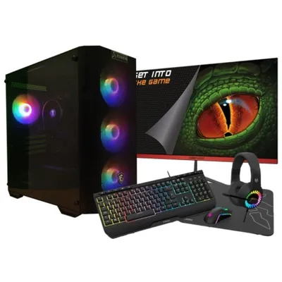 Zone Evil Amd Ryzen 5 4650g/32gb/1 TB Nvme/monitor 24 Computer Gamingpc