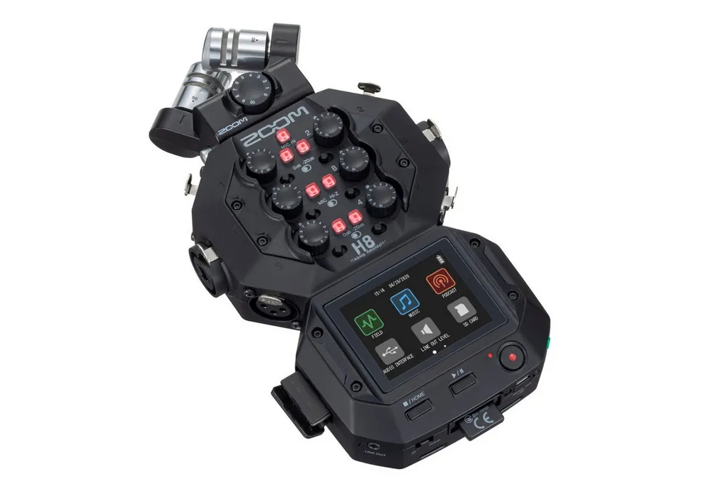 Zoom Audio Zoom H8 mobiler Digital-Audio-Recorder Digitales Aufnahmegerät
