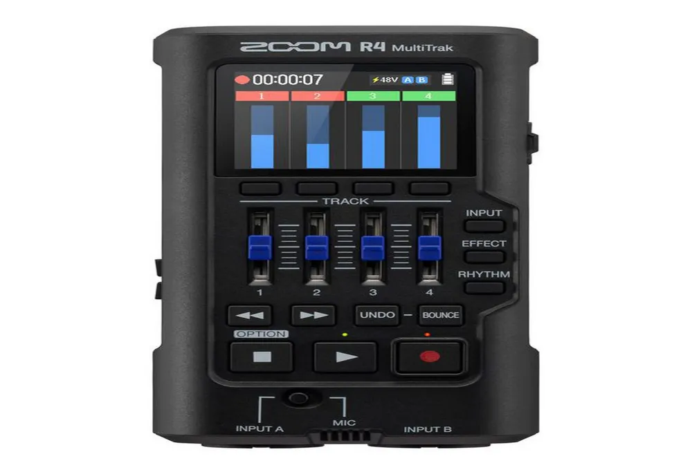 Zoom Audio Zoom R4 MultiTrak mobiler Audio-Recorder Digitales Aufnahmegerät (mobiler Audio-Recorder)