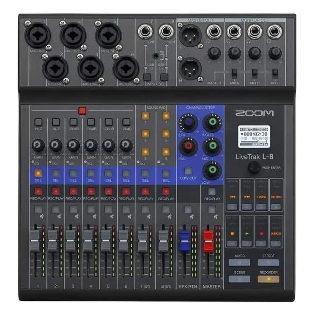 Zoom LiveTrak L-8