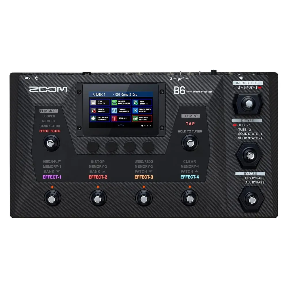 Zoom B6 Multi-Effects Processor for Bass