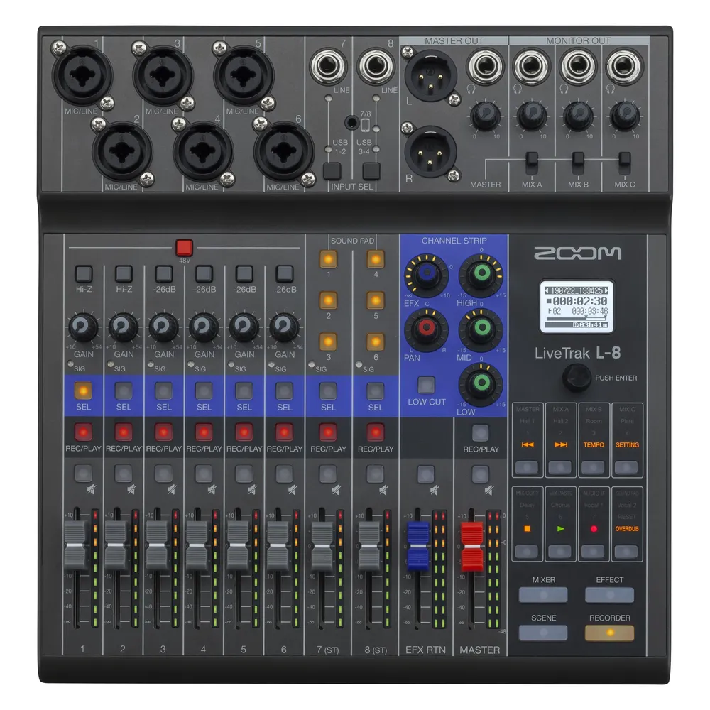 Zoom L-8 LiveTrak