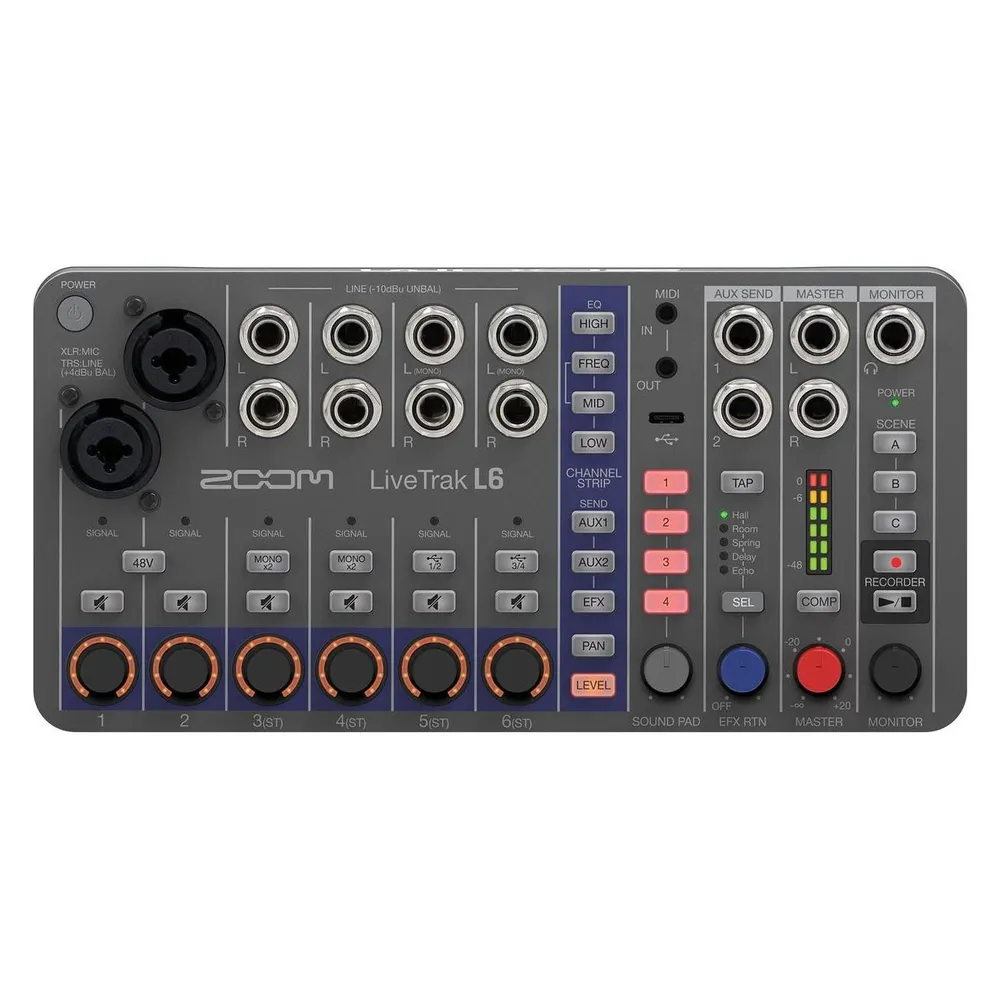 Zoom LiveTrak L-6
