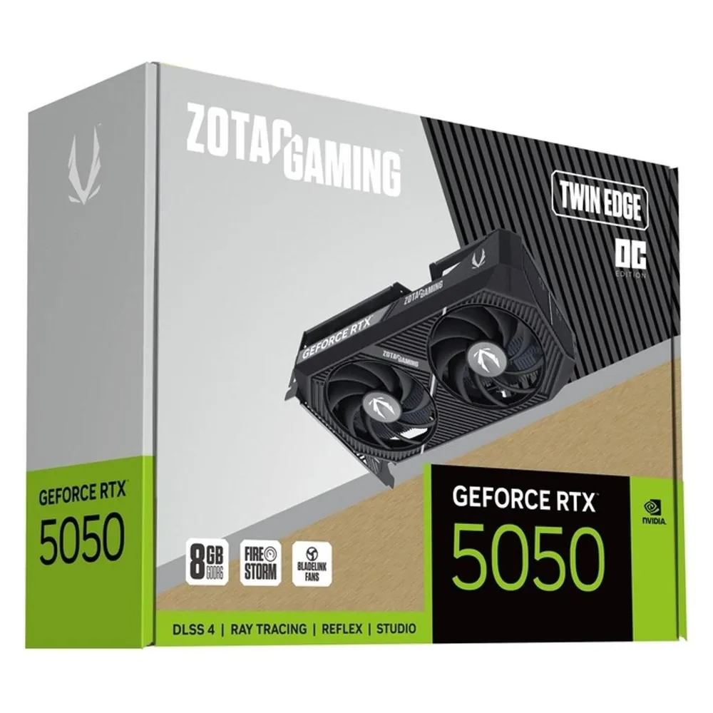 Grafikkarte Zotac GAMING RTX 5050 Twin Edge OC 8GB GDDR6 Reflex 2 RTX AI DLSS4