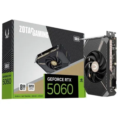 Grafikkarte Zotac GeForce RTX 5060 SOLO 8GB GDDR7 Reflex 2 RTX AI DLSS4