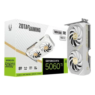Tarjeta Gráfica Zotac GeForce RTX 5060 Ti Twin Edge OC 8GB GDDR7 Reflex 2 RTX AI DLSS4