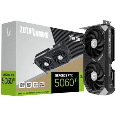 ZOTAC GAMING GeForce RTX 5060 Ti Twin Edge 16GB GDDR7 Reflex 2 RTX AI DLSS4