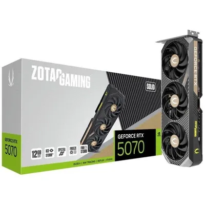Grafikkarte Zotac GeForce RTX 5070 SOLID 12GB GDDR7 Reflex 2 RTX AI DLSS4