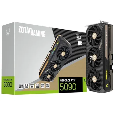 ZOTAC GAMING GeForce RTX 5090 SOLID OC 32GB GDDR7 Reflex 2 RTX AI DLSS4