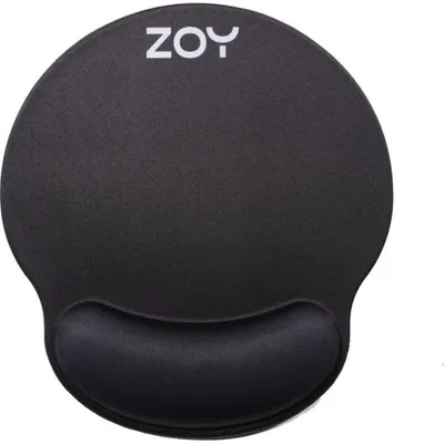 Ergonomische Mausmatte ZOY ZMP25 mit Handgelenkstütze schwarz