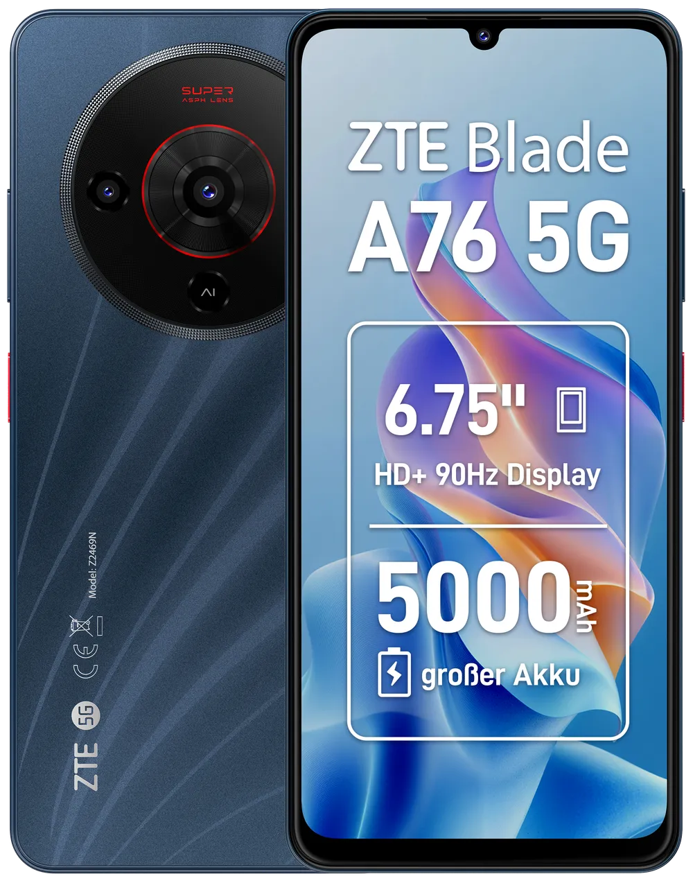Blade A76 5G 128GB Black Smartphone