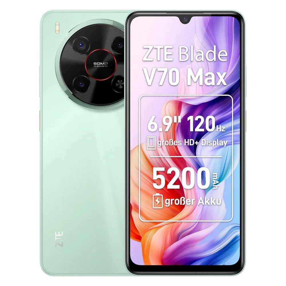 Blade V70 Max 4GB + 128GB Lake Green Smartphone