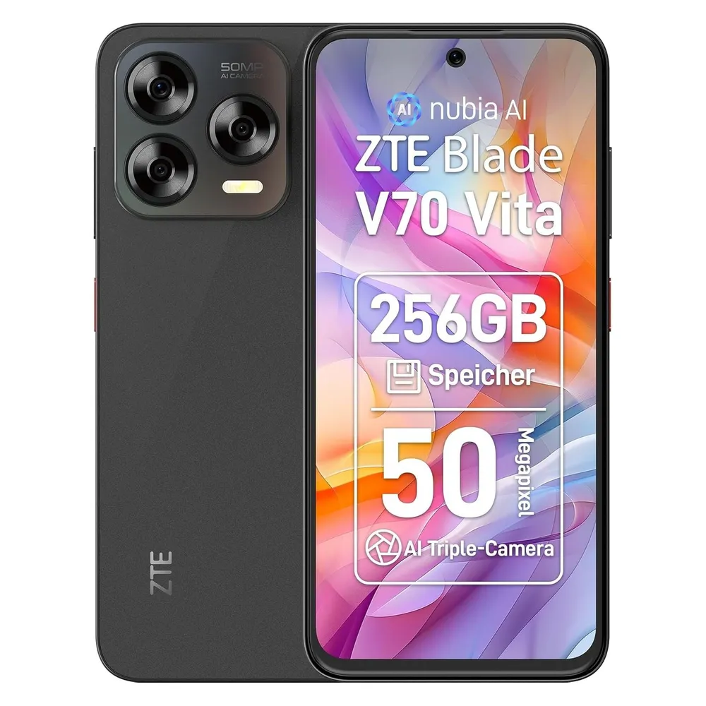 Blade V70 Vita 4GB + 256GB Stone Gray Smartphone