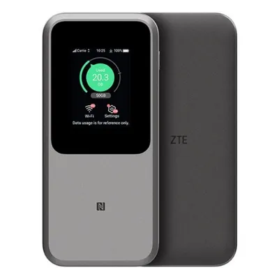 Router ZTE MU5120 WiFi 6 Doppel USB Akku 33 W Display