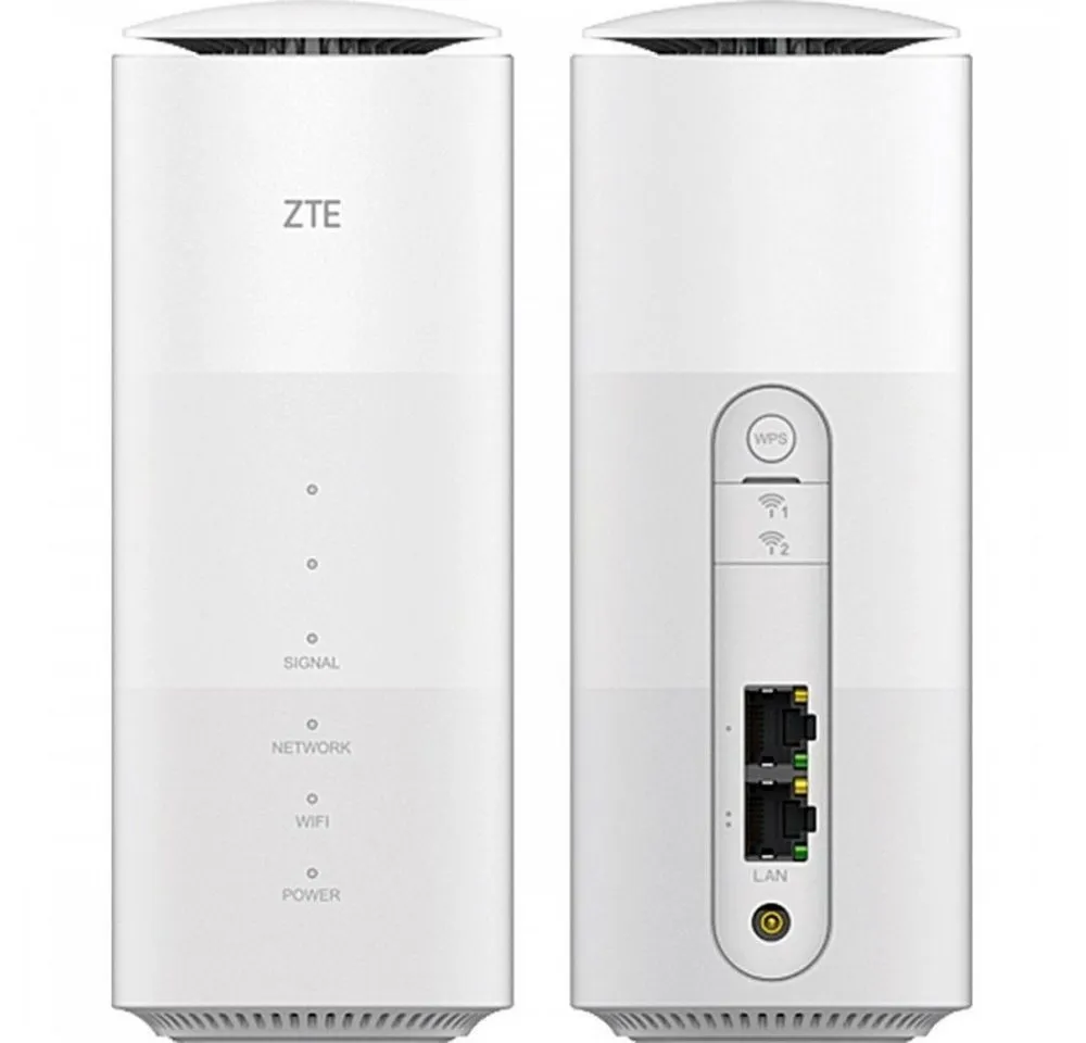 ZTE MC801A HyperBox 5G LTE Router, Nano-SIM, WiFi 6 WLAN-Router, bis zu 30 Geräte, IPv6-Unterstützung 4G UMTS