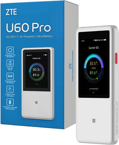 ZTE ZTE U60 Pro Mobiler 5G Router (MU5250) WiFi 7 Wingle WLAN Hotspot Mobiler Router