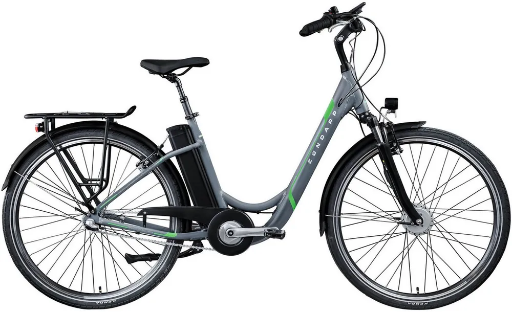 Zündapp E-Bike Cityrad Z510, 3 Gang Shimano Nexus SC-3C41 Schaltwerk, Nabenschaltung, Frontmotor, 531 Wh, (mit Frontkorb), Pedelec, Elektrofahrrad für Damen u. Herren