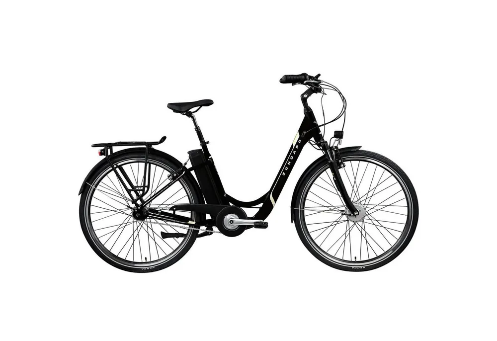 Zündapp E-Bike Cityrad Z517, 7 Gang, Nabenschaltung, Frontmotor, 531 Wh, E Bike Damenfahrrad 28 Zoll 155 - 190 cm mit 7 Gang Nabenschaltung