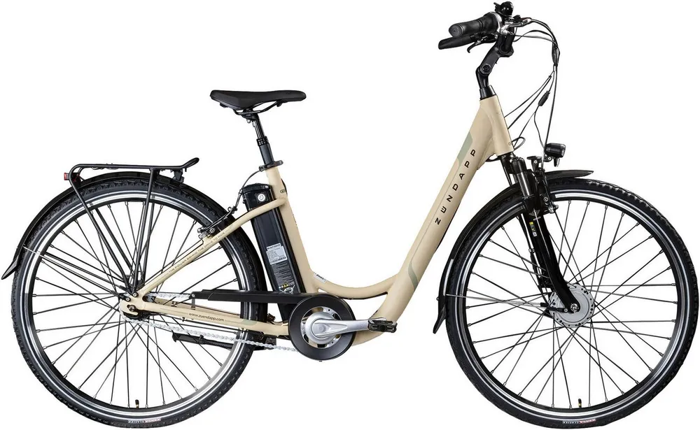 Zündapp E-Bike Cityrad Z517, 7 Gang Shimano Nexus Schaltwerk, Nabenschaltung, Frontmotor, 531 Wh, Pedelec, Elektrofahrrad für Damen u. Herren