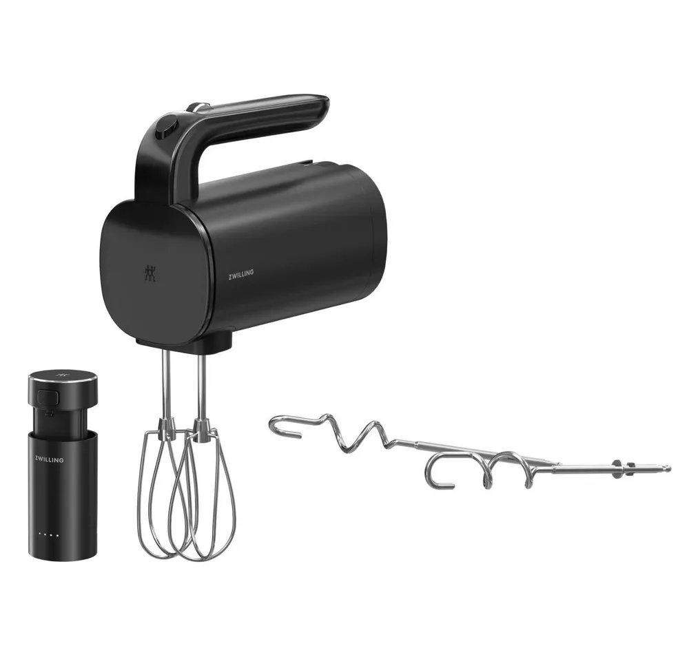 Zwilling Handmixer XTEND, Kabelloser Handmixer mit Akku und vielfältigem Zubehör