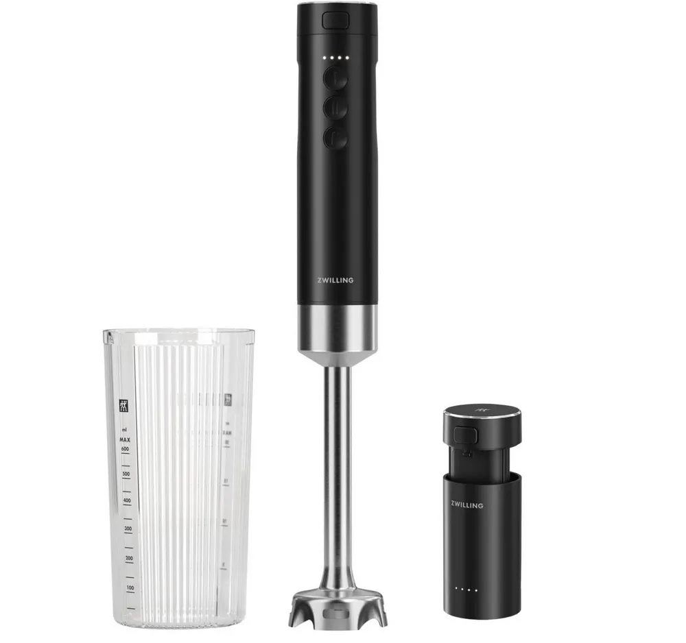 Zwilling Stabmixer XTEND, Kabelloser Akku-Stabmixer mit Winglet-Klinge und Soft-Start