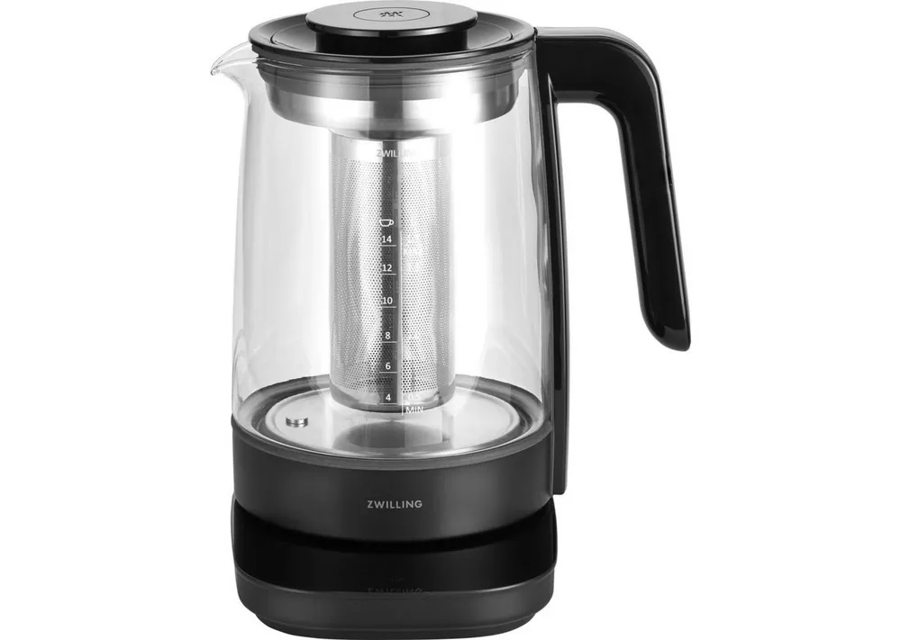 Zwilling Wasserkocher Wasserkocher 1,7L - 1008908, Regelbare Temperatur, Warmhaltefunktion, Schnellaufheizung
