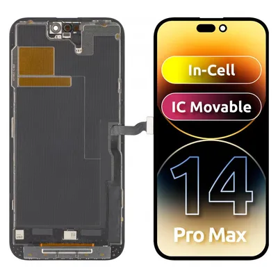 Zy Display Unit fur iPhone 14 Pro Max, In-Cell IC Version, Schwarz