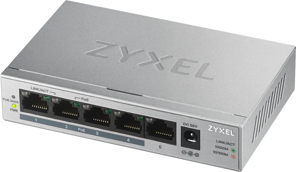 Zyxel GS1005HP 5-Port Gigabit PoE+ Switch