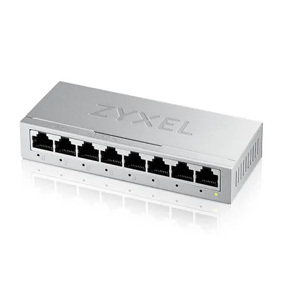 Zyxel Switch, 8 Ports RJ-45 Gigabit Ethernet L2, nicht verwaltbar, 16 Gbit/s