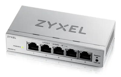 Switch Zyxel GS1200-5V3 5 Ports Gigabit Managed Lüfterlos Desktop