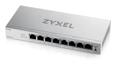Zyxel GS1200-8HPV3 8-Port Gigabit PoE+ Managed Switch L2