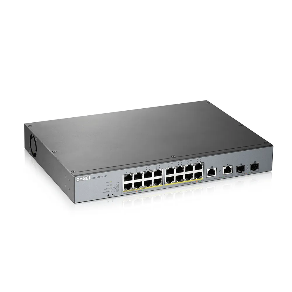 Zyxel ZY-GS135018HP Switch 16 Gigabit-Ports + 2 SFP