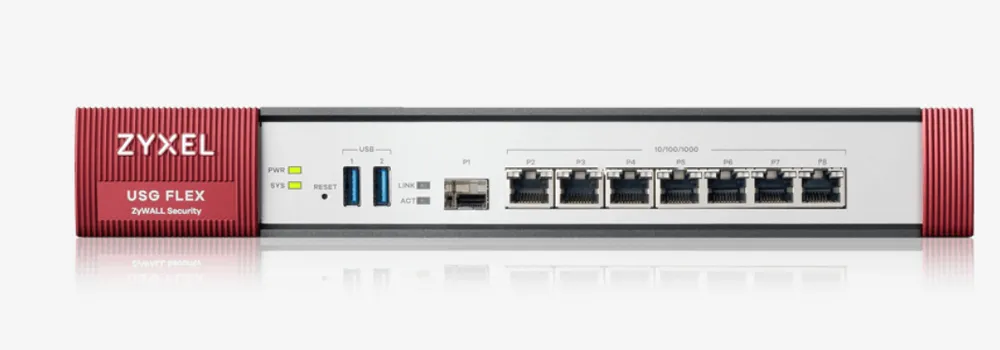 Zyxel USG FLEX 500-EU0101F UTM-Firewall-Switch 8 Ports + 1 SFP