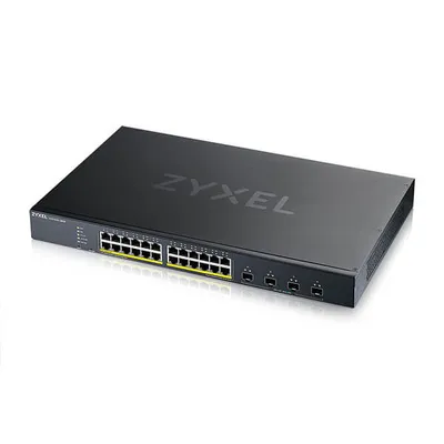 Zyxel L2+/L3 Managed Switch, 24 Gigabit-Ethernet-Ports, QoS Cloud