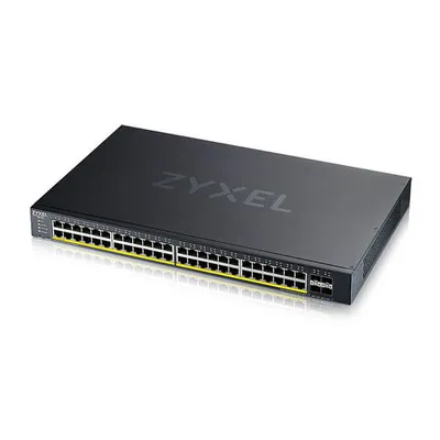 Zyxel XGS1935-52HP 48x GbE PoE+ Managed Switch, 4x 10G SFP+, 176 Gbit/s, 375 W, Rack