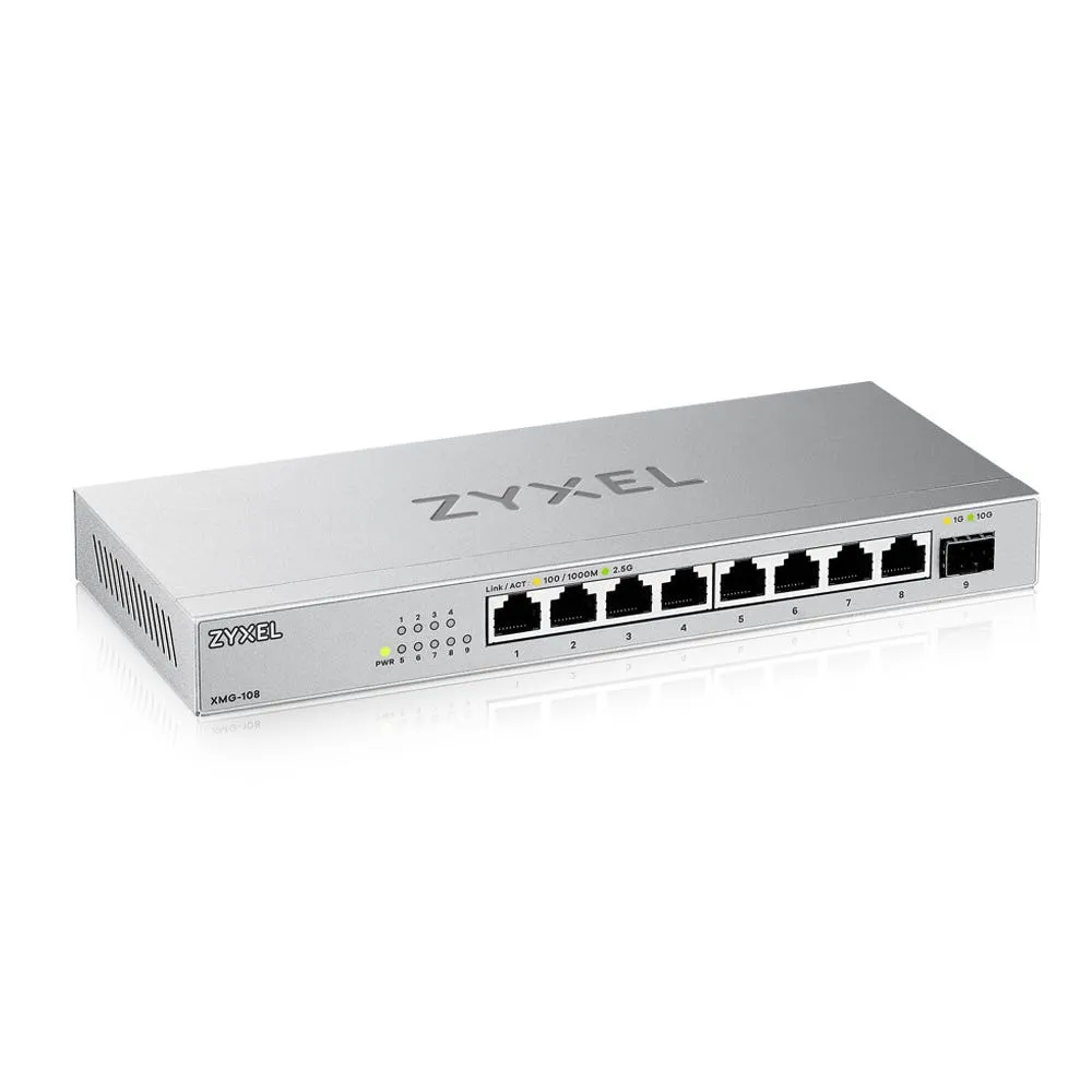 Switch Zyxel XMG-108 8x 2.5G + SFP+ 10G Unmanaged